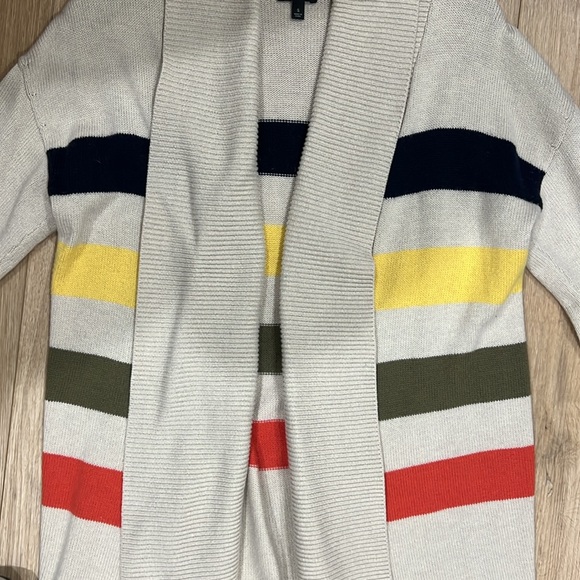 Talbots open front boyfriend fit cardigan - Picture 12 of 15